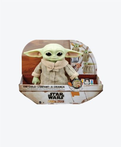 STAR WARS : Peluche Baby Yoda con control remoto