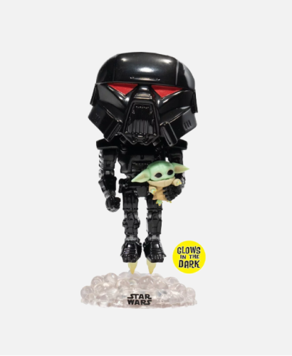 FUNKO POP Specialty! Star Wars – Dark Trooper with Grogu (488)