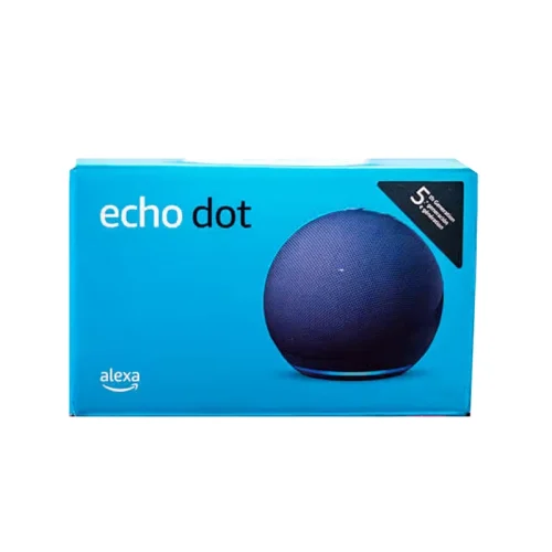 Echo Dot (5.ª generación, modelo de 2022) | Parlante inteligente con Alexa | Azul